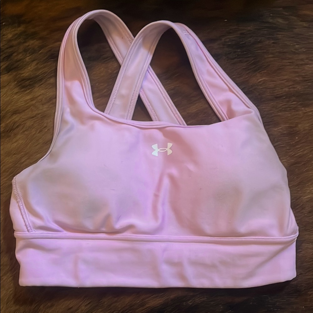 Under Armour Light Pink Sports Bra